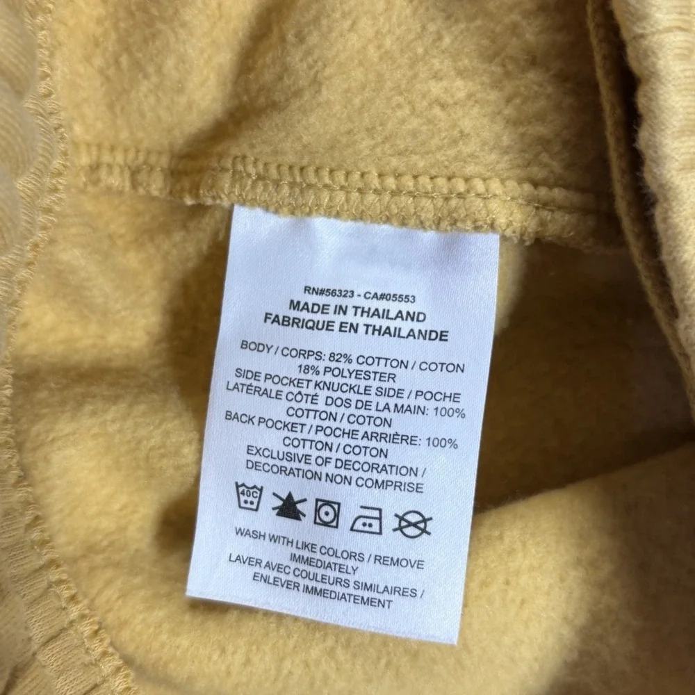 Nike‎ Sportswear Club Fleece Sweatpants Mens Mustard Yellow Joggers Athletic Gym